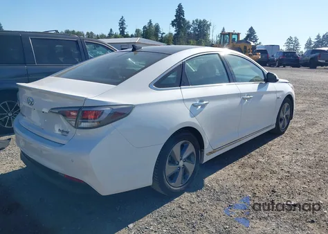 2017 Hyundai Sonata Hybrid Limited из США, поврежденный, VIN KMHE34L39HA063044